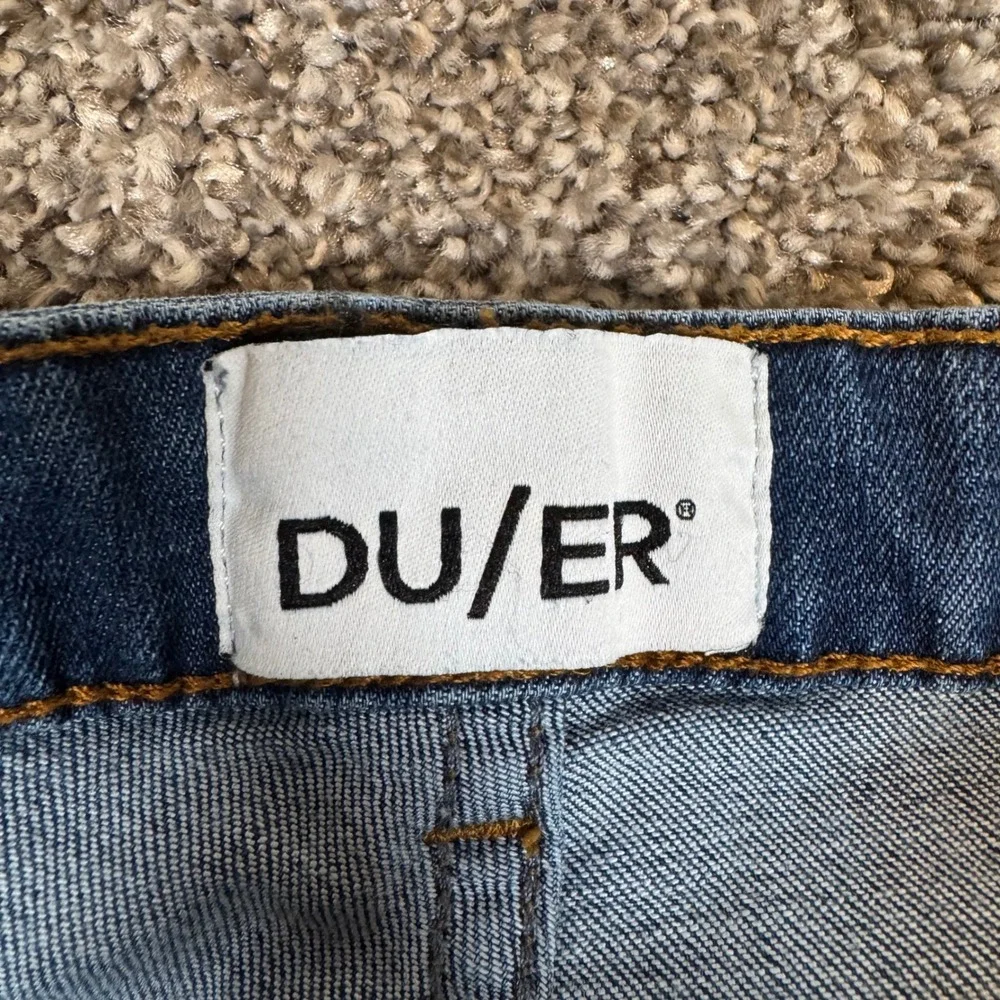 DU/ER Performance Womens Denim Slim Straight Jeans Blue 26x30‎ WFLR5001